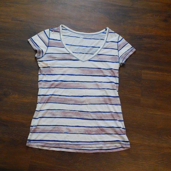 Gap Woman's Medium Striped Shirt - Picture 2 of 4